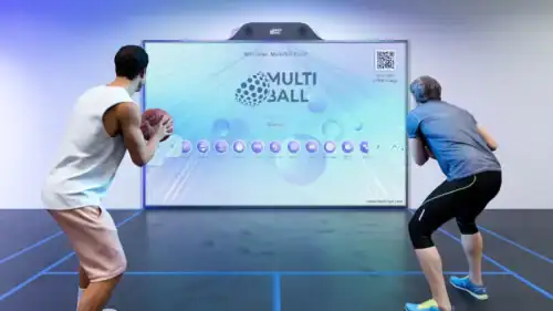 Interaktiivne mängusein koos multiball mänguga ja mängijatega.